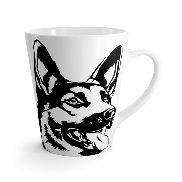 German Shepherd Latte mug