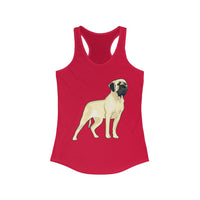 Mastiff Women's Ideal Racerback Tank, Cotton & Polyester, 8 Colors, S-2XL, Made in the USA!!