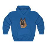 Belgian Malinois Unisex Heavy Blend™ Hooded Sweatshirt