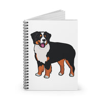 Bernese Mountain Dog Spiral Notebook - Ruled Line