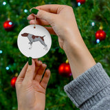 German Shorthaired Pointer  Ceramic Ornaments