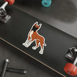 Great Dane Die-Cut Stickers, Water Resistant Vinyl, 5 Sizes, Matte Finish, Indoor/Outdoor, FREE Shipping, Made in USA!!