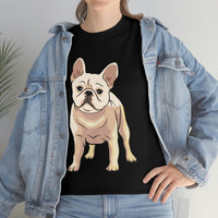 French Bulldog Unisex Heavy Cotton Tee, S - 5XL, 12 Colors, Light Fabric, FREE Shipping, Made in USA!!