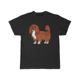 Ruby Cavalier King Charles Spaniel Men's Short Sleeve Tee, S - 5XL, 11 Colors, 100% Cotton, FREE Shipping, Made in the USA!!