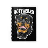Rottweiler Spiral Notebook - Ruled Line