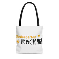 Kindergarten Rocks, Back to School AOP Tote Bag