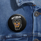 Rottweiler Pin Buttons