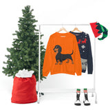 Dachshund Unisex Heavy Blend™ Crewneck Sweatshirt, S - 2XL, 14 Colors, Cotton/Polyester, Medium Fabric, FREE Shipping, Made in USA!!