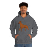 Rhodesian Ridgeback Unisex Heavy Blend™ Hooded Sweatshirt, S - 5XL, 12 Colors, Cotton/Polyester, FREE Shipping, Made in USA!!