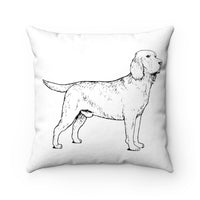 Labrador Retriever Faux Suede Square Pillow