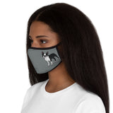 Boston Terrier Fitted Polyester Face Mask