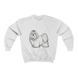 Maltese Unisex Heavy Blend™ Crewneck Sweatshirt, S - 3XL, 11 Colors, Cotton/Polyester, Loose Fit, FREE Shipping, Made in USA!!