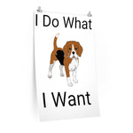 Beagle Premium Matte vertical posters