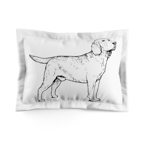 Labrador Retriever Microfiber Pillow Sham