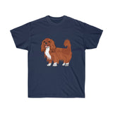 Ruby Cavalier King Charles Spaniel Unisex Ultra Cotton Tee, S - 5XL, 15 Colors, 100% Cotton, FREE Shipping, Made in the USA!!