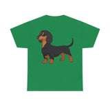 Dachshund Unisex Heavy Cotton Tee, S - 5XL, 12 Colors, Light Fabric, FREE Shipping, Made in USA!!