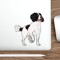 English Springer Spaniel Die-Cut Stickers, Water Resistant Vinyl, 5 Sizes, Matte Finish, Indoor/Outdoor, FREE Shipping, Made in USA!!