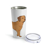 Chesapeake Bay Retriever Tumbler 20oz, Stainless Steel, Travel Side, Vacuum Insulated, Glossy Finish, FREE Shipping, Made in USA!!