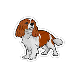 Cavalier King Charles Spaniel Die-Cut Stickers, 5 Image Sizes, Water Resistant Vinyl, Indoor/Outdoor, Matte Finish, FREE Shipping, Made in USA!!