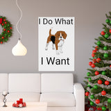 Beagle Premium Matte vertical posters