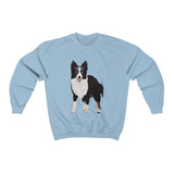 Border Collie Unisex Heavy Blend™ Crewneck Sweatshirt, 11 Colors, S - 3XL, 50% Cotton/Polyester, FREE Shipping, Made in USA!!