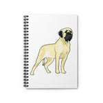 Mastiff Spiral Notebook - Ruled Line, 118 Pages, Great for Shopping Lists, School Notes, Poems, Made in the USA!!
