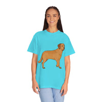 Chesapeake Bay Retriever Unisex Garment-Dyed T-shirt, S - 3XL, Cotton, Relaxed Fit, 16 Colors, FREE Shipping, Made in USA!!