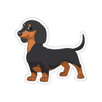 Dachshund Die-Cut Stickers, Water Resistant Vinyl, 5 Sizes, Matte Finish, Indoor/Outdoor, FREE Shipping, Made in USA!!