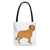 Chesapeake Bay Retriever Tote Bag, 3 Sizes, Polyester, Boxed Corners, Cotton Handles, Double Sided Print, FREE Shipping, Made in USA!!