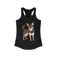 Chihuahua Women's Ideal Racerback Tank, Cotton & Polyester, S - 2XL, 8 Colors, FREE Shipping, Made in the USA!!