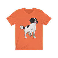 English Springer Spaniel Unisex Jersey Short Sleeve Tee, S - 3XL, 17 Colors, Light Fabric, Made in the USA!!