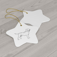 Labrador Retriever Ceramic Ornaments