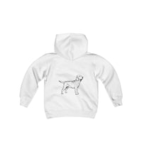 Labrador Retriever Boys Hoodies, Kids Heavy Blend Hooded Sweatshirt