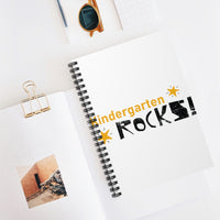 Kindergarten Rocks, Back to School Spiral Notebook - Ruled Line