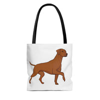 Rhodesian Ridgeback Tote Bag, 3 Sizes, Polyester, Boxed Corners, FREE Shipping, Made in USA!!