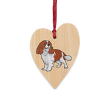 Cavalier King Charles Spaniel Wooden Ornaments, 6 Shapes, Magnetic Back, FREE Shipping, Made in USA!!