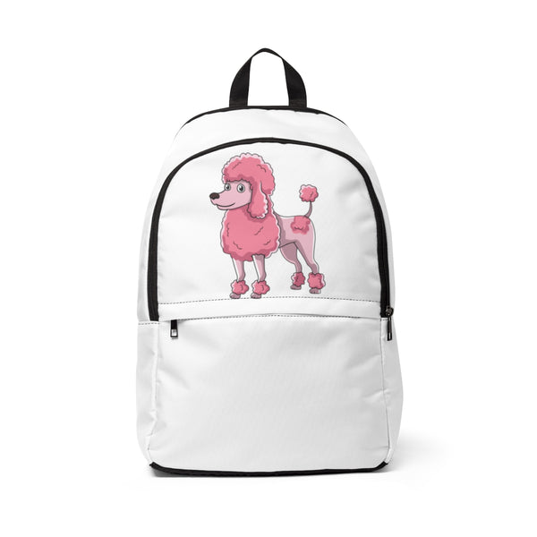 Poodle Unisex Fabric Backpack