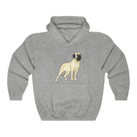Mastiff Unisex Heavy Blend™ Hooded Sweatshirt, 50-50 Cotton, Polyester, S-5XL, Made in the USA!!