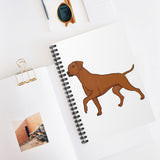 Rhodesian Ridgeback Spiral Notebook - Ruled Line, 118 Lined Pages, FREE Shipping, Made in USA!!