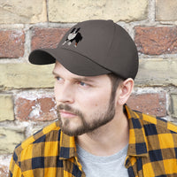 Border Collie Unisex Twill Hat, 10 Colors, One Size, 100% Cotton Twill, Adjustable Velcro, FREE Shipping, Made in the USA!!