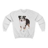 Miniature American Shepherd Unisex Heavy Blend™ Crewneck Sweatshirt, Cotton/Polyester, S - 5XL, 12 Colors, FREE Shipping, Made in USA!!