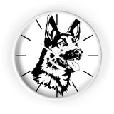 German Shepherd Wall clock
