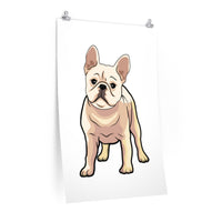 French Bulldog Premium Matte vertical posters