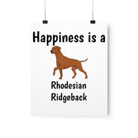 Rhodesian Ridgeback Premium Matte Vertical Posters, 7 Sizes, Matte Finish, Indoor Use, FREE Shipping, Made in USA!!