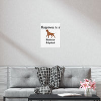 Rhodesian Ridgeback Premium Matte Vertical Posters, 7 Sizes, Matte Finish, Indoor Use, FREE Shipping, Made in USA!!