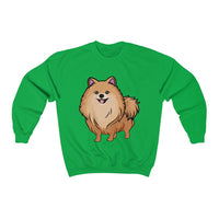 Pomeranian Unisex Heavy Blend™ Crewneck Sweatshirt, Made in USA