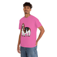 Basset Hound Unisex Heavy Cotton Tee, S - 5XL, 12 Colors, 100% Cotton, FREE  Shipping, Made in USA!!
