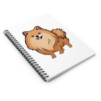 Pomeranian Spiral Notebook - Ruled Line, Made in USA
