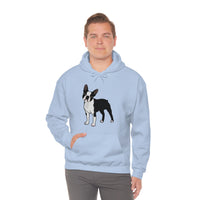 Boston Terrier Unisex Heavy Blend™ Hooded Sweatshirt, S - 5XL, 12 Colors, Cotton/Polyester, FREE Shipping, Made in USA!!