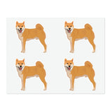 Shiba Inu Sticker Sheets, 2 Sizes, Vinyl Sticker Sheet, Water Resistant Vinyl, Indoor/Outdoor, FREE Shipping, Made in USA!!